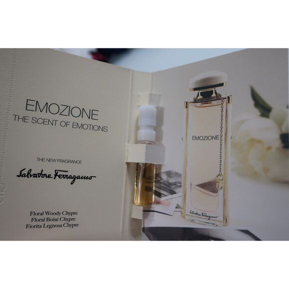 3 Sample Vials Salvator Ferragamo Emozione EDP Never Used - Picture 2 of 2